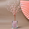 Mother's Day Natural Rose Quartz Chips Tree of Life Decorations TREE-PW0002-06A-1
