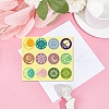 Paper Self Adhesive Gold Foil Embossed Stickers DIY-WH0434-014-4