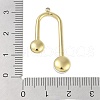 Acrylic Imitation Pearl Pendants STAS-P366-31G-3