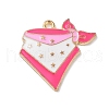 West Cowboy Theme Golden Plated Alloy Enamel Pendants FIND-B036-02F-1