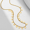Brass Pendant Twisted Chain Necklaces for Women FS-WGE536B-02-1