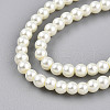 Baking Painted Pearlized Glass Pearl Bead Strands HY-T002-02A-02-2
