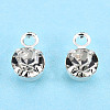 Brass Crystal Rhinestone Charms KK-S314-41S-2