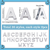 SUNNYCLUE 52Pcs 26 Styles Alloy Slide Charms FIND-SC0009-82-2