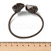 Natural Amethyst Beads Cuff Bangles BJEW-Q070-02R-02-5