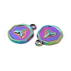 Ion Plating(IP) 
304 Stainless Steel Pendants STAS-I671-09MC-2