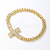 Elegant European and American Style Brass Leaf Link Chain Bracelets CY4061-1-4