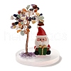 Christmas Natural Gemstone Chips Tree Decorations DJEW-K028-03D-1