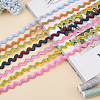 Gorgecraft 10 Yards Polyester Wave Ribbon OCOR-GF0003-14B-4