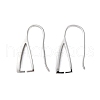 Rhomdium Plated 925 Sterling Silver Earring Hooks STER-NH0001-71B-P-1