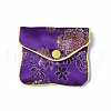 Embroidery Damask Cloth Pouches ABAG-WH0023-04C-02-1