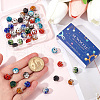 SUNNYCLUE 48Pcs 6 Colors Handmade Polymer Clay Rhinestone Beads FIND-SC0011-27-3