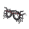 Halloween Plastic & Non-woven Fabric Glitter Glasses Frames AJEW-E053-01J-2