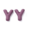 Spray Painted Alloy Pendants FIND-C062-08Y-1