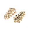 Brass Micro Pave Cubic Zirconia Pendants KK-S531-14G-B-2