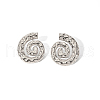 Brass Stud Earrings for Women EJEW-U015-13P-01-1