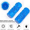 Olycraft 2Pcs 2 Style Textured Rubber Rollers DRAW-OC0001-01-5