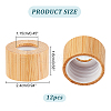 ARRICRAFT 12Pcs Bamboo Cover for DIY Eye Dropper of Essential Oil Bottle FIND-AR0001-79-2