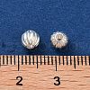 925 Sterling Silver Pumpkin Beads STER-H112-04C-3