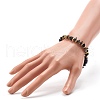 Natural Obsidian Chip Beads Stretch Bracelets BJEW-JB06599-02-3