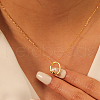 925 Sterling Silver & Natural Freshwater Pearl Ring Pendant Necklaces for Women WW6224-1