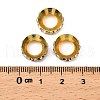 Brass Rhinestone Spacer Beads RSB301-G-2