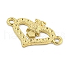 Ion Plating(IP) 304 Stainless Steel Connector Rhinestone Settings STAS-I307-549G-2