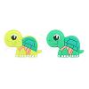 10Pcs 2 Colors Silicone Beads JX742A-1