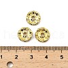 Brass Grade A Crystal Rhinestone Spacer Beads RB-A006-10MM-G-4