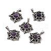 Natural Amethyst Pendants KK-A173-07AS-02-1