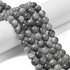 Natural Eagle Eye Beads Strands G-I281-02-8mm-01-1