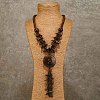 Bohemian Style Natural Coconut Beaded Pendant Tassel Necklaces for Women FS-WGFADBE-01-1