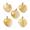 Natural Topaz Jade Pendants G-G956-B35-G-1