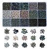 DIY Round Glass Beads Bracelets Making Kits SEED-YW0002-63D-1