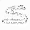304 Stainless Steel Chain Necklaces STAS-P164-27-2