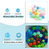  1020Pcs 24 Styles Luminous Acrylic Beads MACR-PH0001-61-2