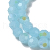 Imitation Jade Glass Beads Strands EGLA-A035-J8mm-L04-3