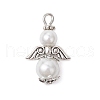 Glass Pearl Pendants PALLOY-JF03652-1