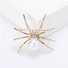 Spider with Plastic Pearl Pins PW-WG19805-03-1