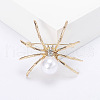 Spider with Plastic Pearl Pins PW-WG19805-03-1