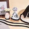   Polyester Lace Trim SRIB-PH0001-25A-4