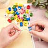  30Pcs 3 Style 36 Position Paper Embroidery Floss Organizer Cross Stitch Plate FIND-NB0002-57-4