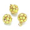 Brass Enamel Charms KK-A153-02G-J-1