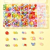15 Styles Transparent Acrylic Beads TACR-FS0001-49-7