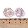UV Plating Transparent Acrylic Beads MACR-L007-17-3