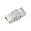 304 Stainless Steel Watch Band Clasps STAS-U055-01B-P-1