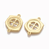 Brass Links connectors KK-O122-06MG-2