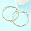 Ion Plating(IP) 304 Stainless Steel Hoop Earrings EJEW-N0016-11G-G-1