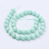 Natural Malaysia Jade Bead Strands G-F488-8mm-22-2