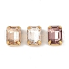 Brass Glass Rhinestone Sew on Rhinestones RGLA-B004-04A-G-1